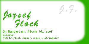 jozsef floch business card